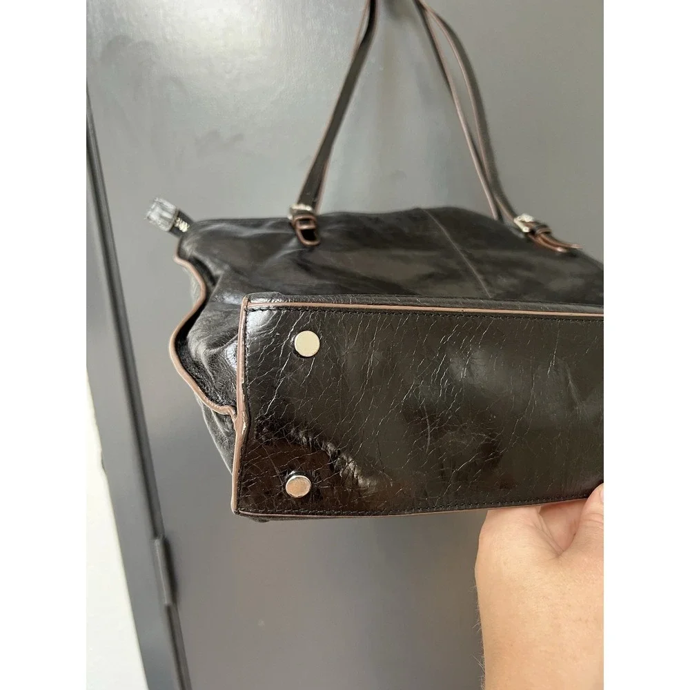 HOBO polished leather